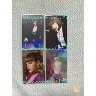 [Official] Card ảnh photocard BLACKPINK LISA PTB Preorder Ktown4u Weserve