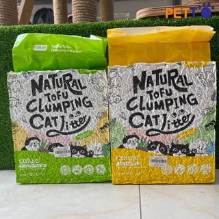 Cát đậu nành vệ sinh cho mèo Cature Natural Tofu Clumping 6l SS14