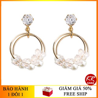 Bông Tai Đính Hạt Siêu Xinh KR 290
