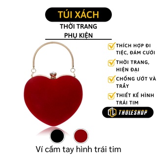 Túi Xách Đeo Chéo - Túi Cầm Tay Hình Trái Tim Xinh xắn Cho Nữ Thích Hợp Đi Tiệc 8304