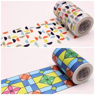 (Chiết) 2 mẫu băng dính tape hoạ tiết rực rỡ nhà MT MASKING TAPE