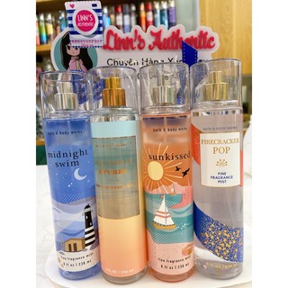 AUTH BBW BODY MIST XỊT THƠM BST MÙA HÈ 2021 USA