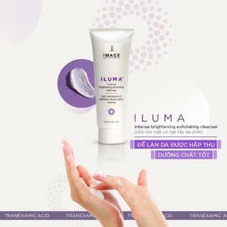 [HÀNG CÔNG TY] Sữa Rửa Mặt Tẩy Tế Bào Chết Làm Trắng Sáng Da Image Iluma Intense Brightening Exfoliating Cleanser