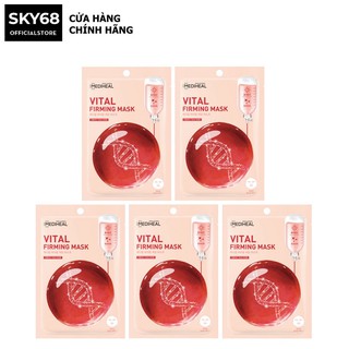 Combo 5 Mặt Nạ Làm Mịn, Đều Màu Da Mediheal Vital Firming Mask 20ml x 5