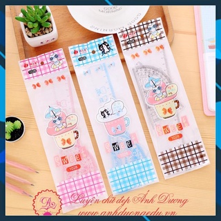 Bộ ê ke thước kẻ 1028