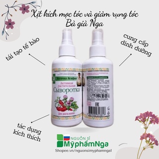 Xịt kích mọc tóc và giảm rụng tóc Bà già Nga - Xịt vitamin kích mọc tóc Nga