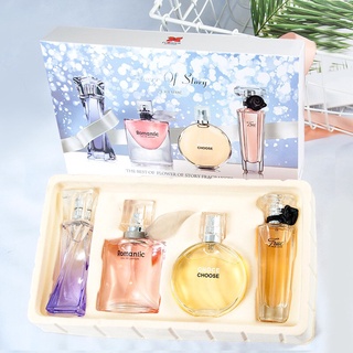 Bộ Quà Tặng Nước Hoa Nữ Cao Cấp, Set Quà Tặng Valentine, Sinh Nhật 8/3, 20/10, Hấp Dẫn, Lôi Cuốn (Combo 4 chai nước hoa)