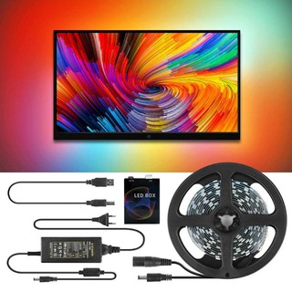 [Bảo Hành 3 tháng] Bộ Đèn Ambilight  Viền Màn Máy Tính, Đồng Bộ Màu Sắc Theo Màn Hình - Mẫu Mới 2021