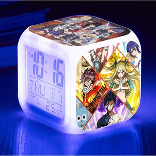 Đồng hồ LED báo thức Fairy Tail (tặng kèm pin)