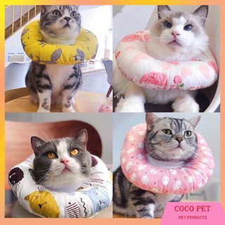 Loa Chống Liếm, Gối Chống Liếm Cho Chó Mèo Bằng Vải Bông Siêu Cute