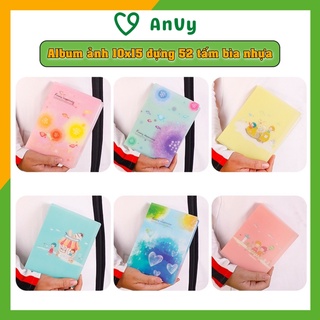 Album ảnh 10x15 chứa 52 ảnh bìa nhựa mẫu hoạt hình để ảnh cho con, quà tặng tập thể tại Kho album ảnh Anvy