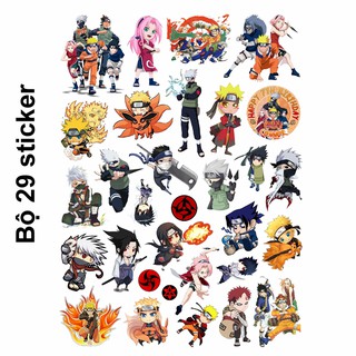 Sticker/ Hình dán anime Naruto