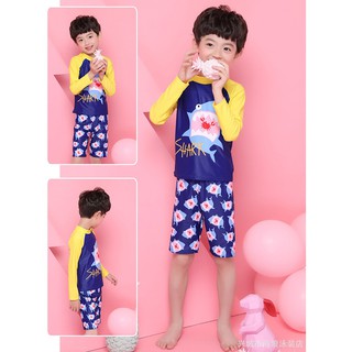 Đồ bơi bé trai dài tay size 14-35kg
