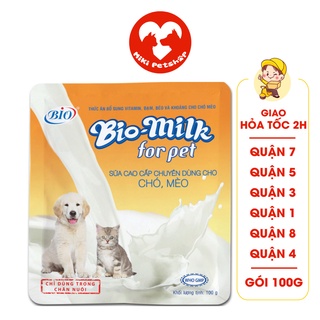 Sữa Cho Mèo Con Chó Con Bio Milk for Pet Gói 100g - Miki Petshop