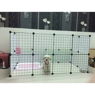 BỘ CHUỒNG QUÂY THÚ CƯNG 24 TẤM GHÉP TẶNG BÚA GỖ