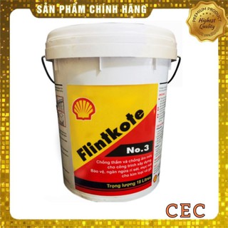 Sơn chống thấm bể nước hồ cá Koi SHELL FLINTKOTE - Thùng 18L - Chính hãng Thái Lan [CEC Store]