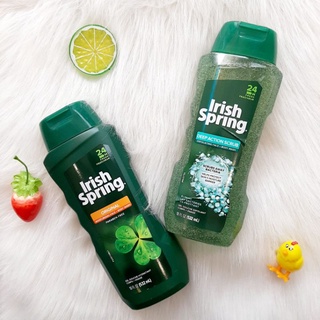 Sữa tắm Irish Spring cho nam loại sạch tế bào chết và khử mùi 532ml Mỹ