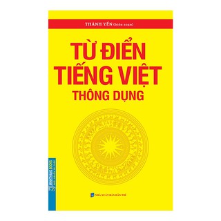 Sách Từ điển tiếng việt thông dụng ( bìa vàng mềm)