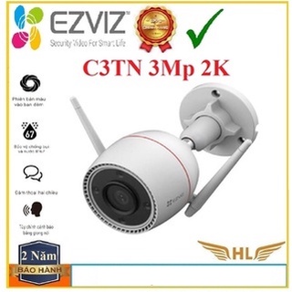 Camera Wifi Ngoài Trời Có Màu Đêm Đàm Thoại 2 Chiều Độ Nét Cao 2k Ezviz C3TN 3Mp 2K, Ezviz C3WN 2Mp -Hàng Chính Hãng