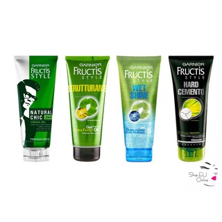 Gel giữ nếp tóc Nam - Gel Vuốt Tóc Mềm, Cứng  Giữ Nếp Tóc- không bết dính - Garnier Fructis Style Natural Style 200ml