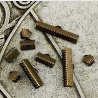 ZX1024 Kẹp 2 lá 8mm Màu đồng 50gram/bịch
