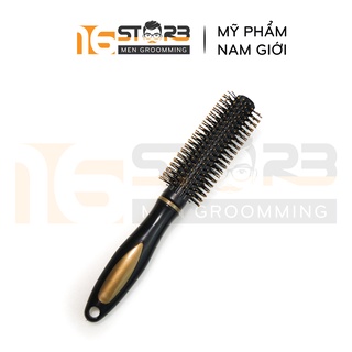 Lược Tròn Sấy Tạo Kiểu Tóc Uốn Tóc Cao Cấp Black Gold