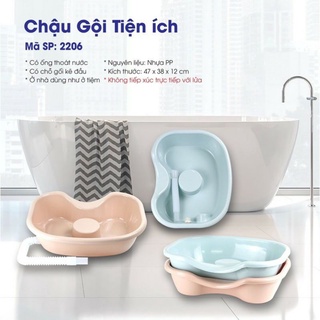 Chậu gội,bồn gội đầu tại giường thông minh cho mẹ bầu và bé nhựa Việt Nhật
