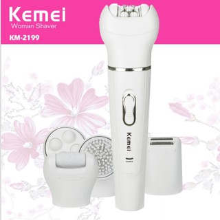 Máy tẩy lông 5 in 1 KEMEI 2199 giá mềm cho HOTGIRL 2018
