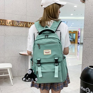 Balo ulzzang đựng lap 15.6 inch, chống thấm nước, tặng kèm 3 stickers