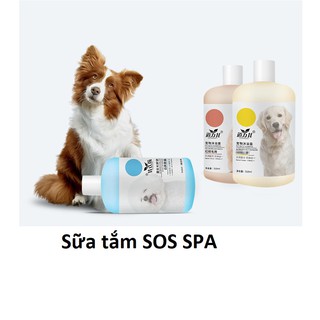 Sữa Tắm chó mèo SOS (Chai 510ml) dùng cho chó mèo rụng lông và chó mèo da yếu