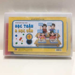 [Mã LIFEBOOK1 giảm 30K đơn 150K] Bộ đồ dùng thực hành học toán &amp; học vần Lớp 1 Hoa Minh
