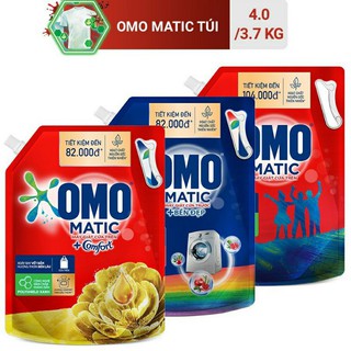Nước giặt Omo Matic cửa trước túi 3,7kg/ cửa trên 4kg
