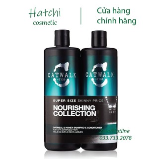 [Mã 155FMCGSALE giảm 7% đơn 500K] [Tigi Catwalk] Bộ Xả Gội Tigi Catwalk Phục Hồi Hư Tổn Nặng Cho Tóc 750ml ( Hàng Auth)