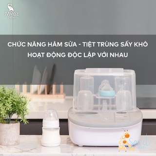 Máy tiệt trùng , sấy khô và hâm sữa Moazbebe MB005 - SEED BABY