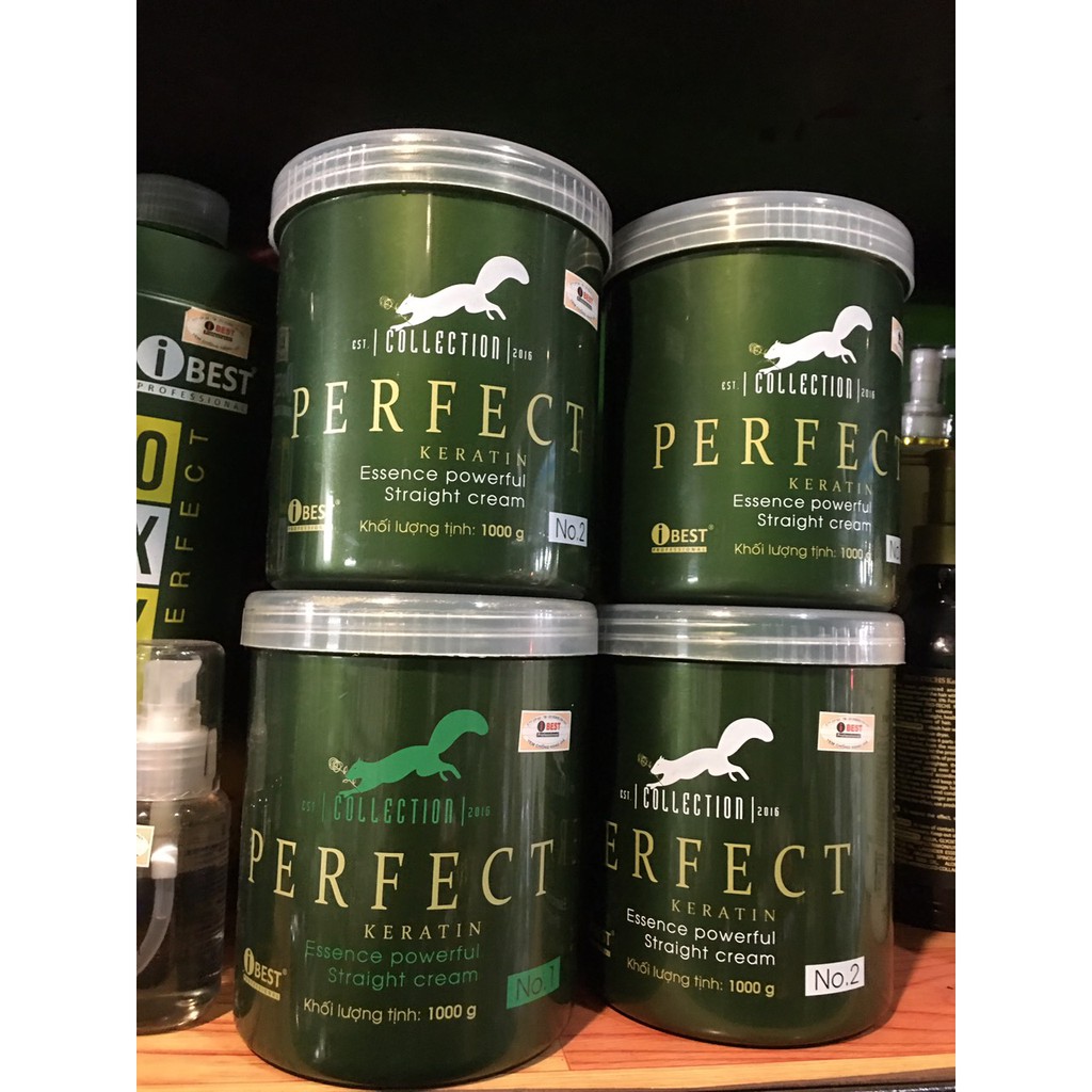 Cặp Thuốc Duỗi Tóc ibest Perfect 1000ml*2