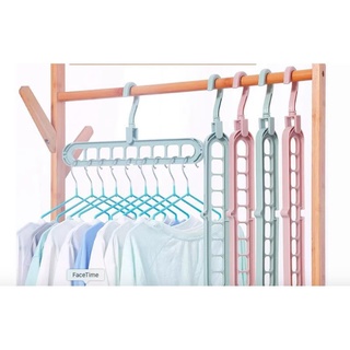 [GIÁ SỈ ⚡]  SET 3 MÓC TREO QUẦN ÁO THÔNG MINH NHẬT BẢN