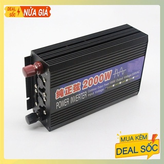 Bộ Đổi Nguồn 12V Lên 220V 2000W Sin Chuẩn