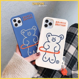 Ốp Onion gấu Bruch Brother cao cấp dành cho iPhone 7 8 7 Plus 8 Plus X Xs Xr XsMax iPhone 11 11 Pro 11 Promax