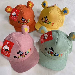 [ Bé dưới 2 tuổi ] Nón kết nhung Chuột Mickey cho bé yêu
