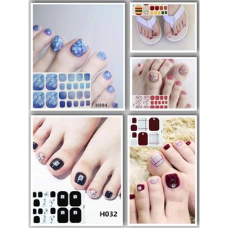 Bộ 22 Miếng Dán Móng Chân Sticker Nails H081-H100