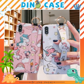 Ốp lưng iphone  Iring Dẻo Có Móc Tay Kiêm Giá Đỡ Điện Thoại Kì Lân Iphone 7plus/ 8plus / X/ Xs max/ 11/ 11pro max
