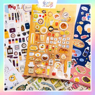 Set hình dán mini dễ thương tiện lợi