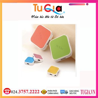 Hub Usb 4 cổng SSK SHU 029 (Bộ chia USB 4 cổng SSK chính hãng) (các màu xanh, vàng, hồng, tím)
