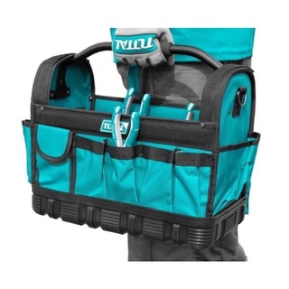 Túi Xách Dụng Cụ 16 inch 21 ngăn Đa Năng - Giỏ đựng đồ nghề 20Kg TOTAL THT36L01 Tay Cầm Thép - Dây Đeo Vai Êm