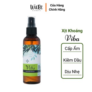 Xịt Khoáng Tươi Viba Giúp Giữ Ẩm, Kiềm Dầu, Dịu Nhẹ Cho Da 100ml - 250ml - Wicbe