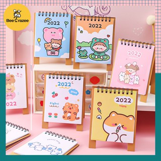 Lịch để bàn mini năm 2022 hình động vật xinh xắn