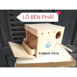 TỔ ĐẺ YẾN PHỤNG NẮP HÔNG CÓ KHAY RÚT ĐÁY RIÊNG