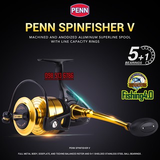 MÁY CÂU PENN SPINFISHER V SSV 4500 5500 6500 CHÍNH HÃNG MỸ