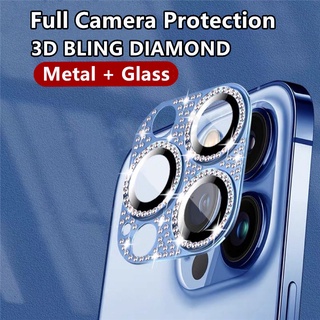 Miếng Dán Cường Lực 3D Bảo Vệ Camera Cho iPhone 12 13 Pro Max 11 Pro 13 12 Mini