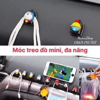 Móc Treo Đồ Ô Tô Taplo nhỏ gọn kiểu dáng động vật hoạt hình sáng tạo dễ thương gắn taplo xe hơi, sau ghế,.. tiện lợi